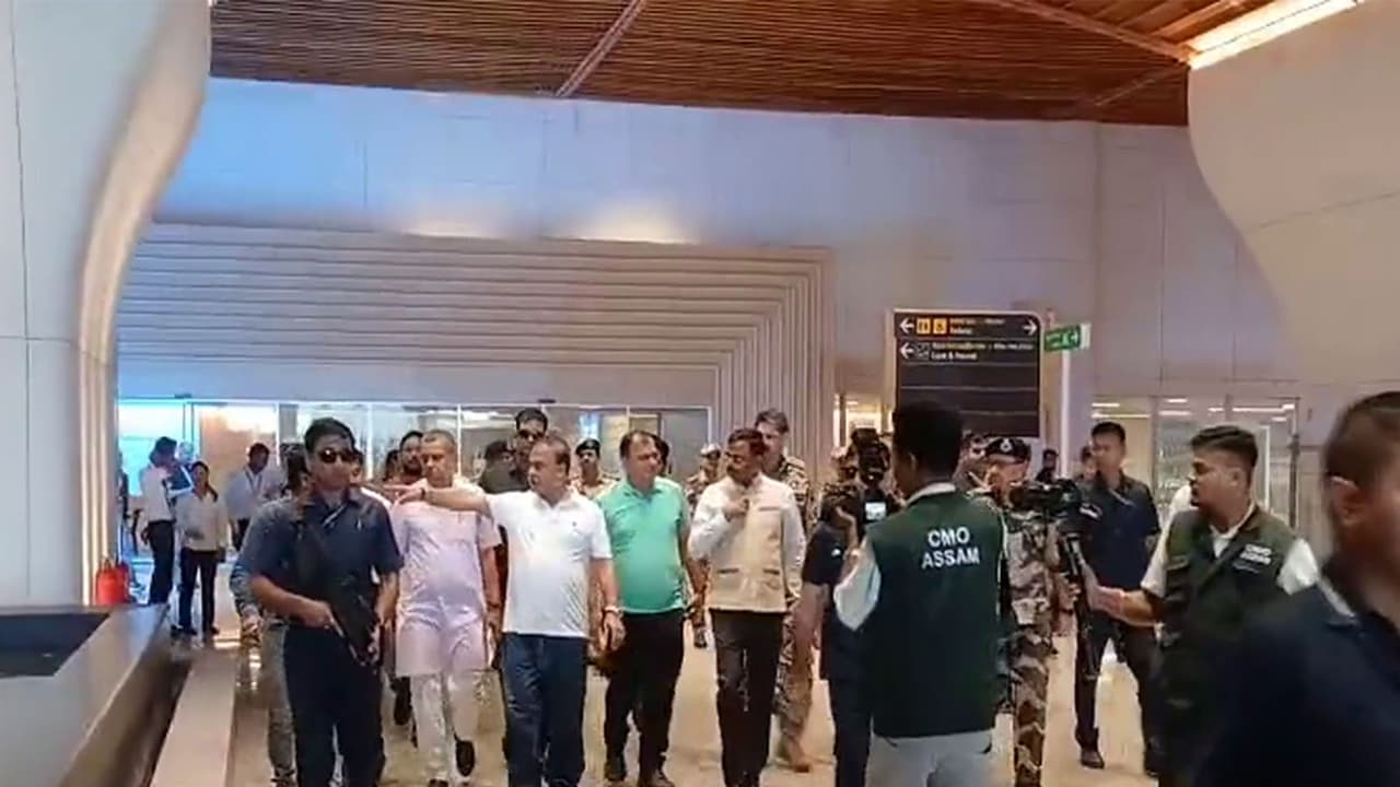 Assam CM inspects Guwahati airport for Japan PM Sanae Takaichi visit