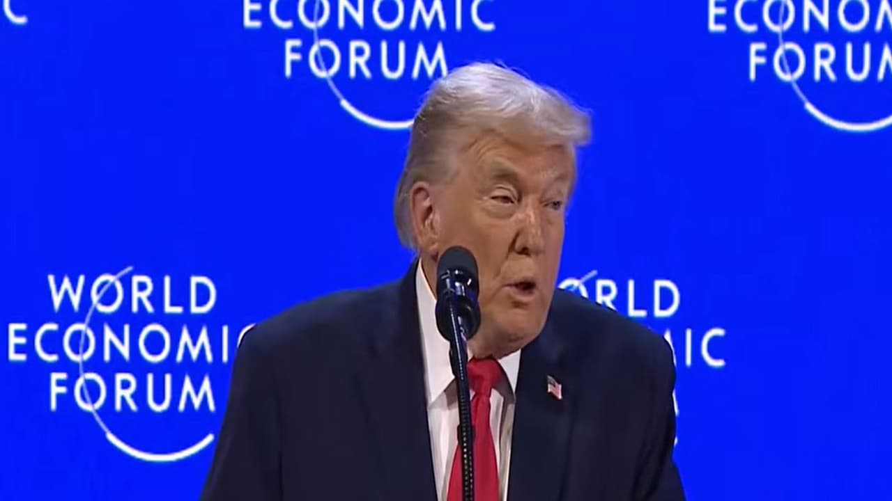 Trump in Davos: Ukraine war is Europe's responsibility, not ours