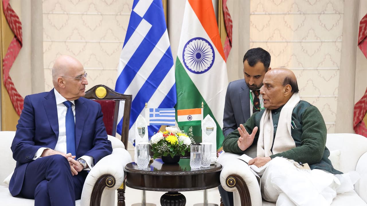 India, Greece bolster defence ties, ink pact for industrial cooperation