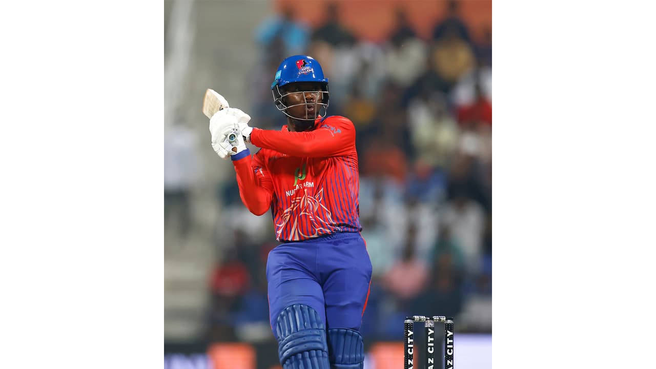 Abu Dhabi T10: Rutherford's fiery fifty sends Stallions into final