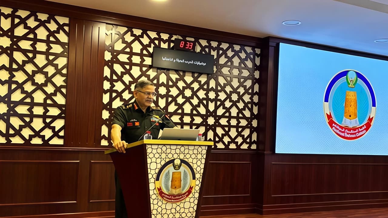 Indian Army Chief highlights tech in modern warfare at UAE NDC address