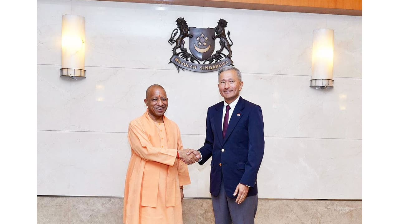 Yogi Adityanath meets Singapore PM, FM to boost UP-Singapore ties