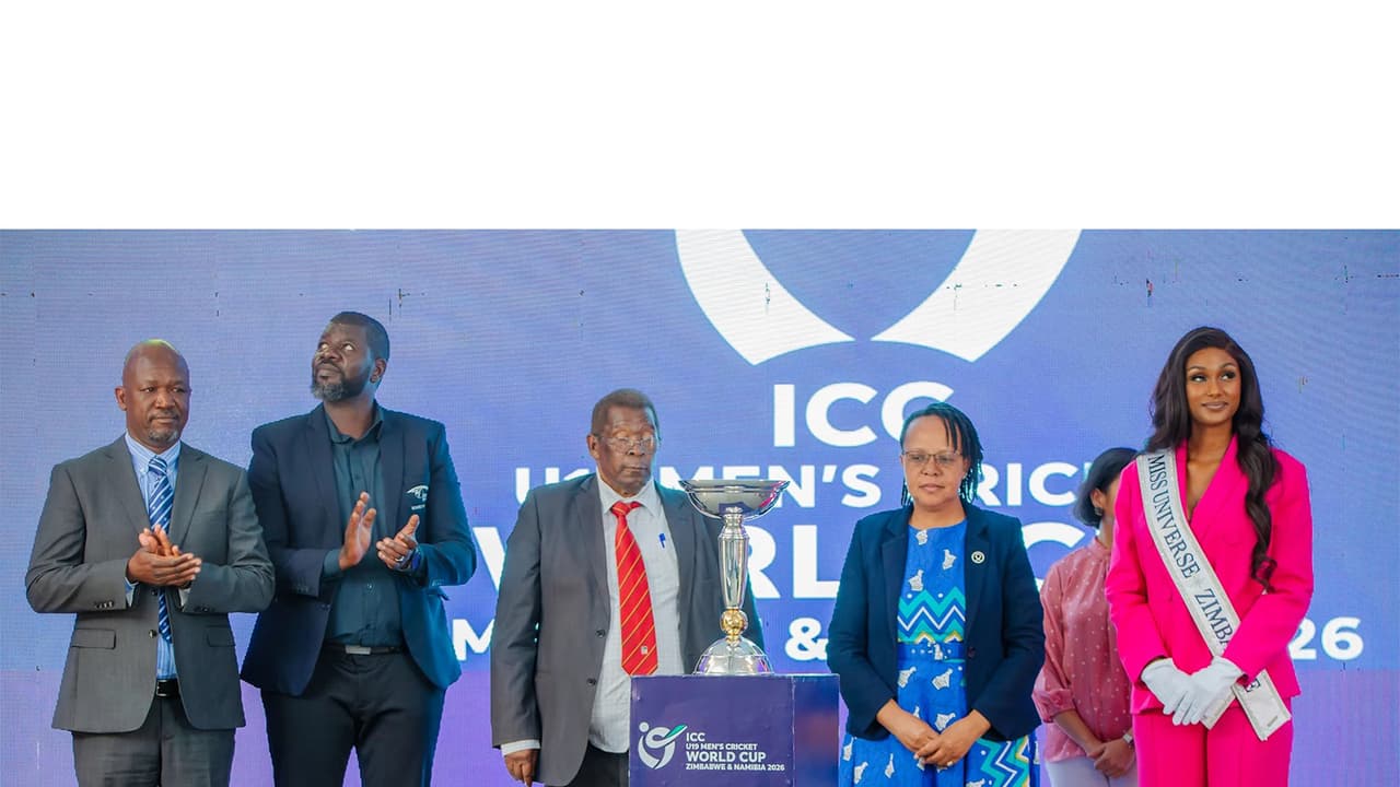 ICC U19 World Cup 2026: Zimbabwe unveils trophy, Taibu ambassador