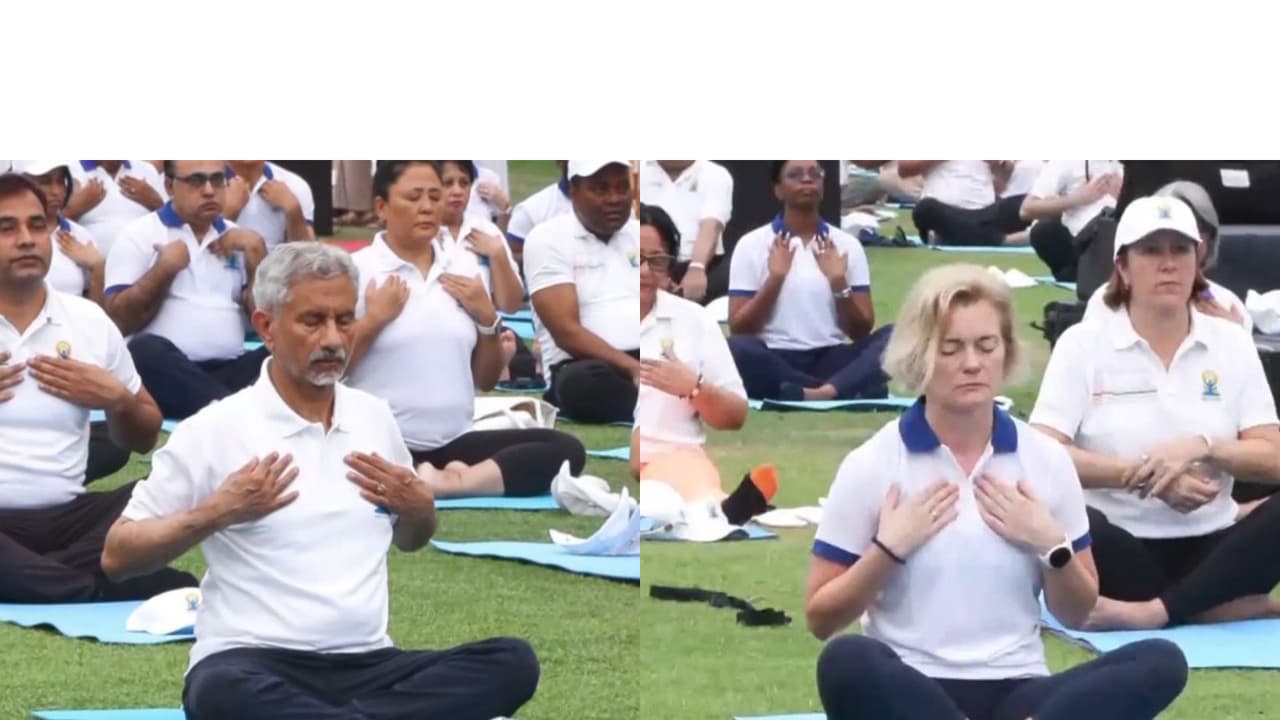 International Yoga Day: Jaishankar in Delhi, PM Modi leads in Kolkata