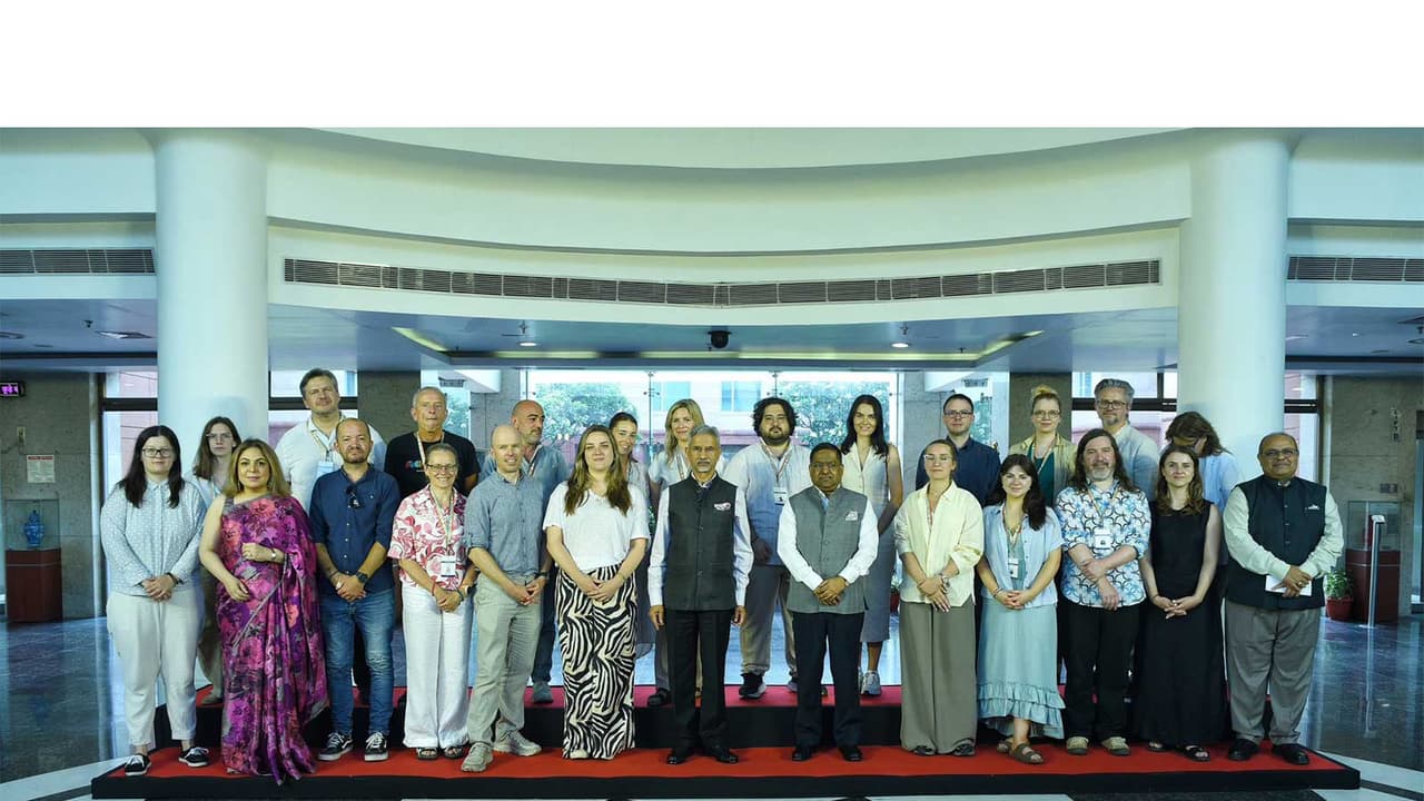 EAM Jaishankar outlines India's growth, global outlook to EU media