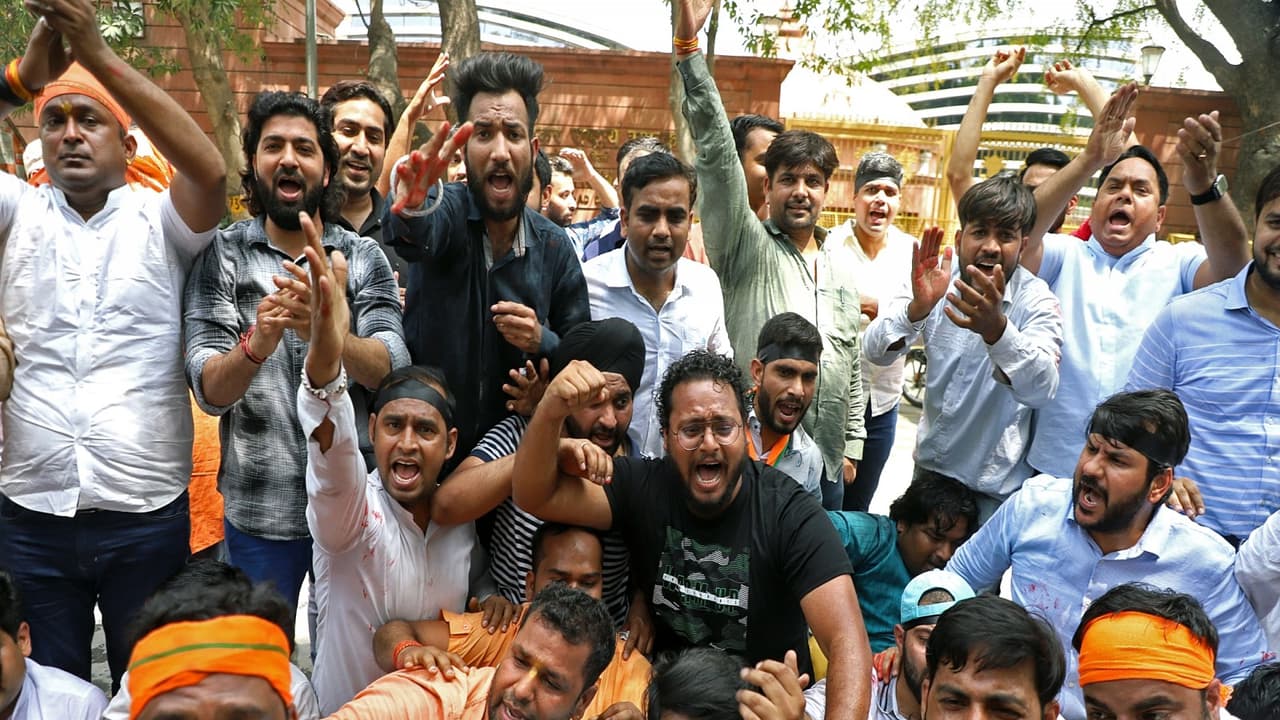 BJYM members allegedly vandalise Bangladesh stall at Pune's MIT-WPU fest