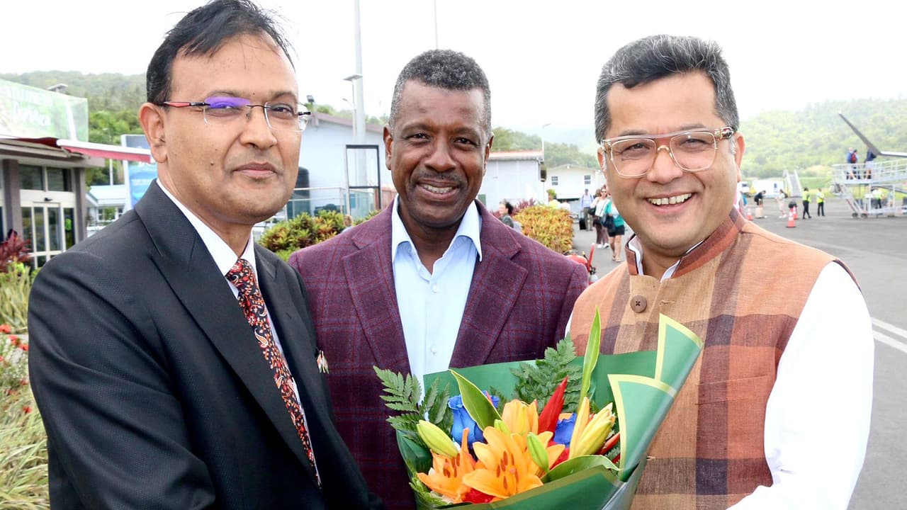 Pabitra Margherita in Dominica for talks, continuing C-America tour