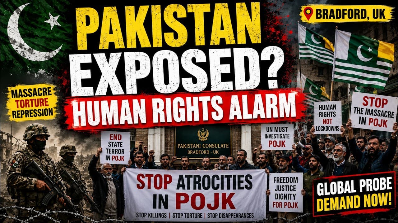 PoJK Massacre Fears Reach UK Streets, Protesters Target Pakistan | World News