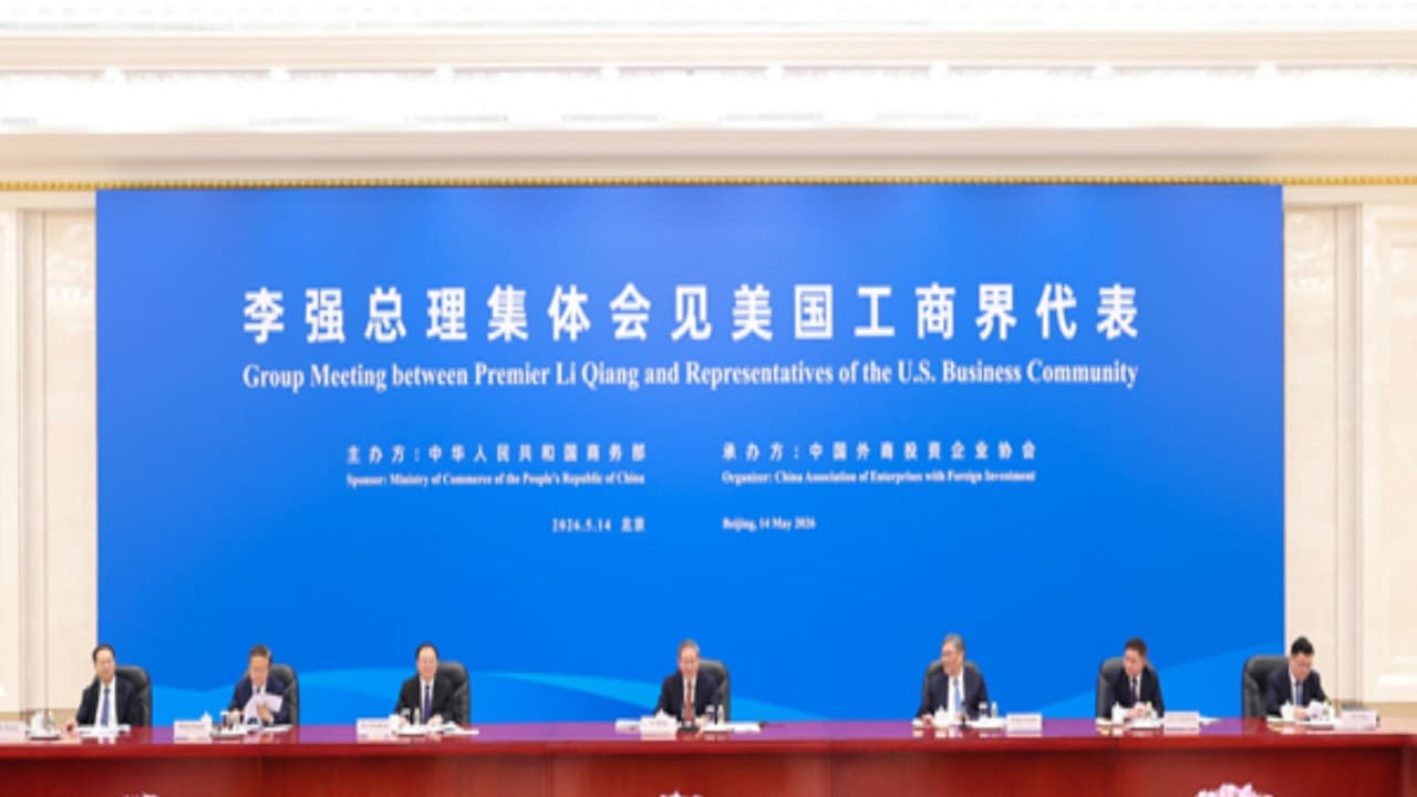 Chinese Premier meets Apple, Tesla, others; stresses stable US ties