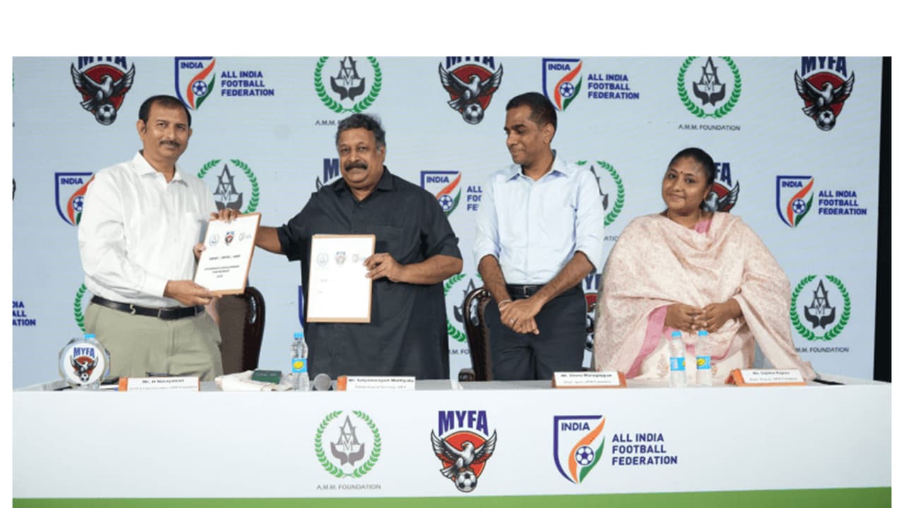 AIFF, AMM Foundation sign MoU to boost grassroots football in India