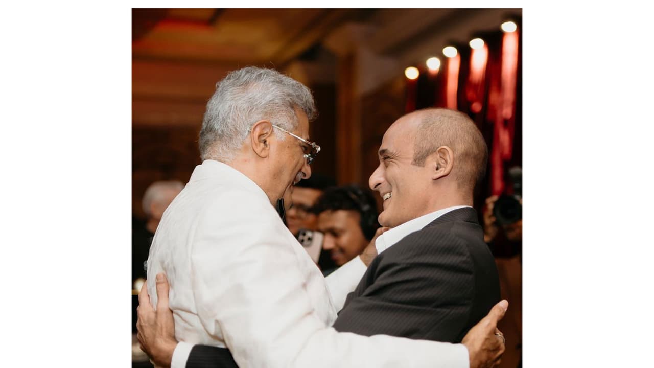 Akshaye Khanna makes rare appearance at Anshula Kapoor's wedding