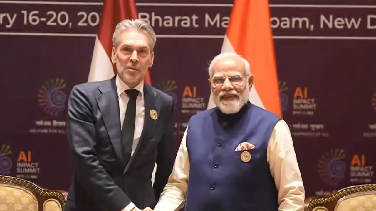 PM Modi meets Dutch PM Dick Schoof at India AI Impact Summit in Delhi