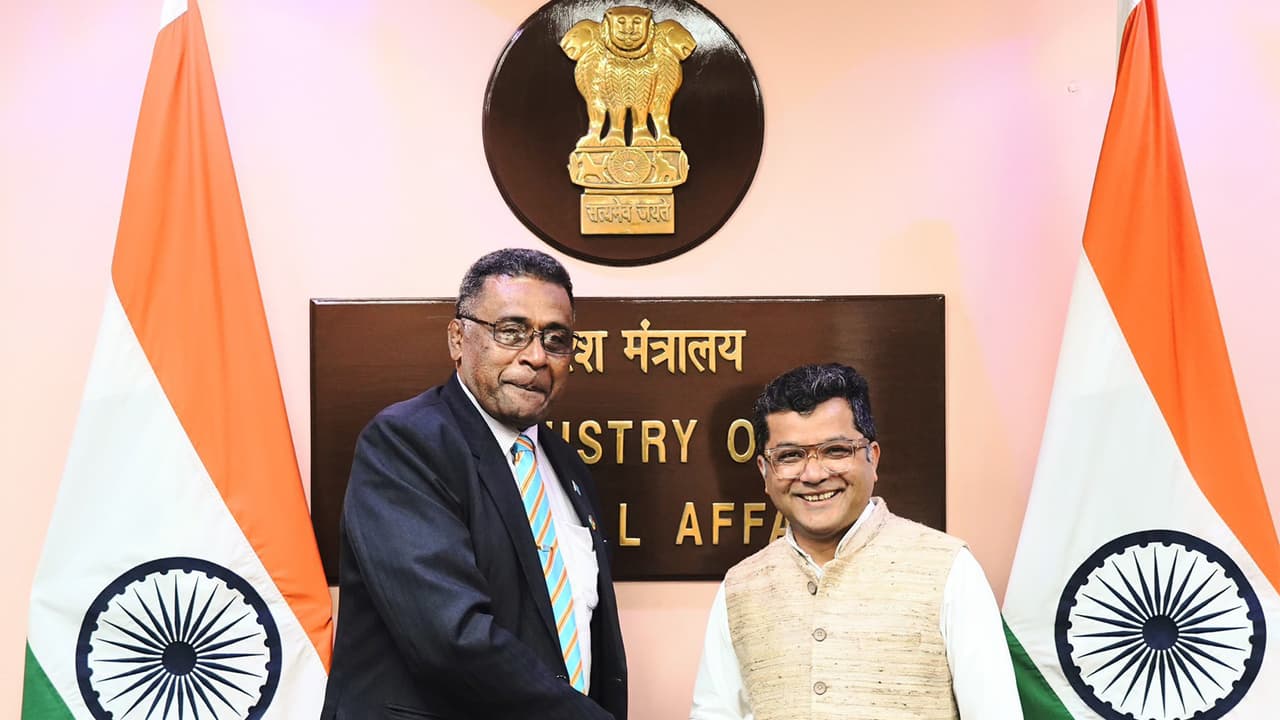 India-Fiji ties: MoS Margherita meets Finance Minister Esrom Immanuel