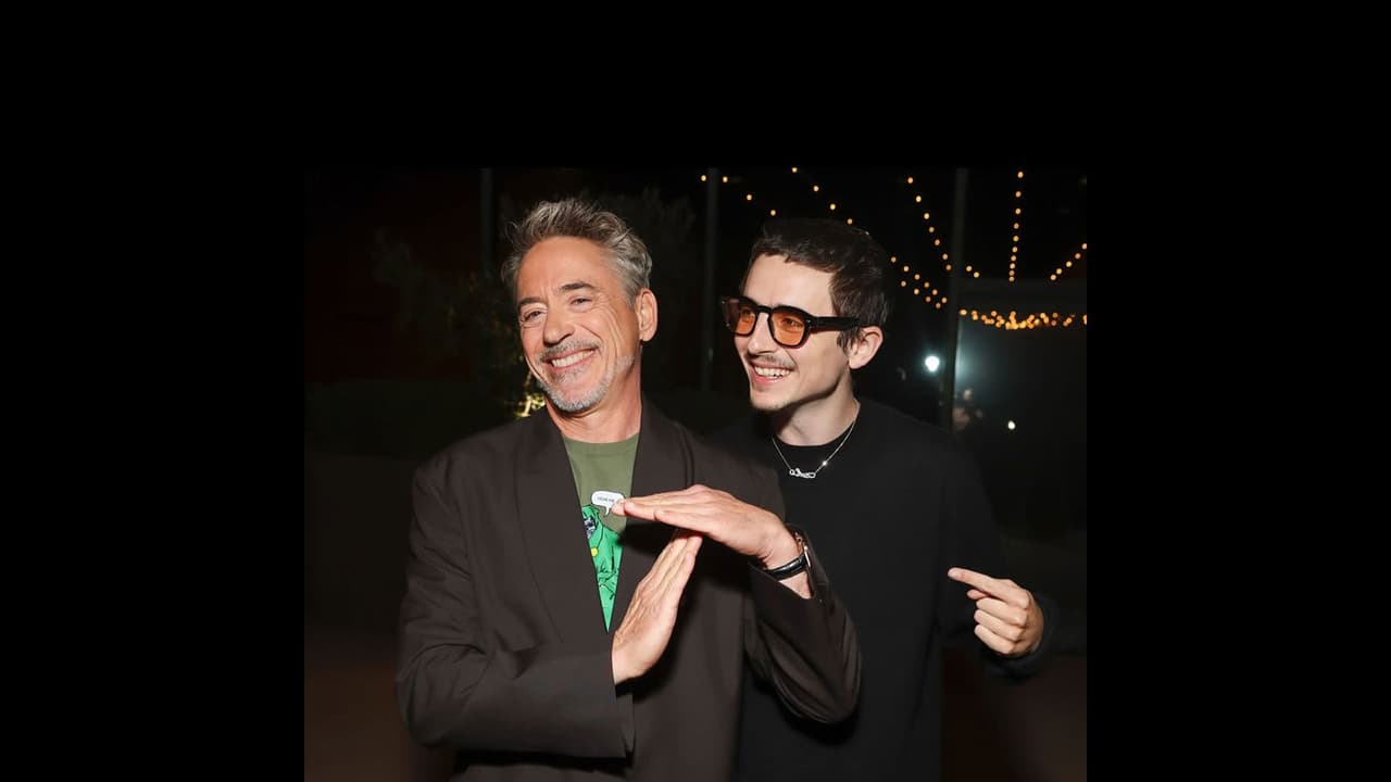 Robert Downey Jr. hails Timothee Chalamet's 'decade-defining' act | Asianet Newsable