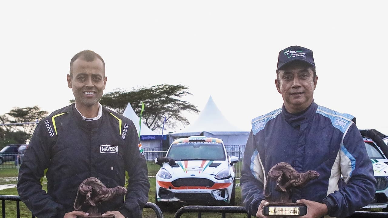 Hyderabad's Naveen Puligilla secures WRC3 podium at Safari Rally Kenya