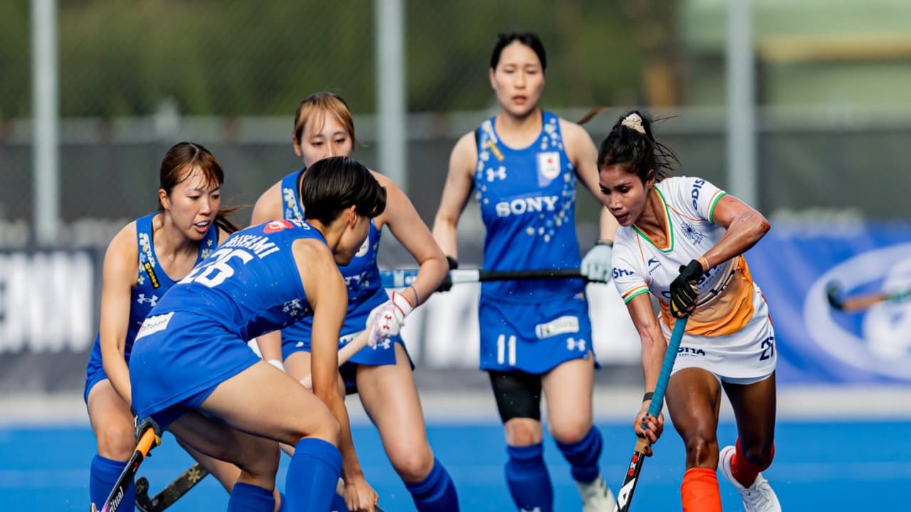Indian Women's Hockey team beat Japan 2-1 to enter Nations Cup semis