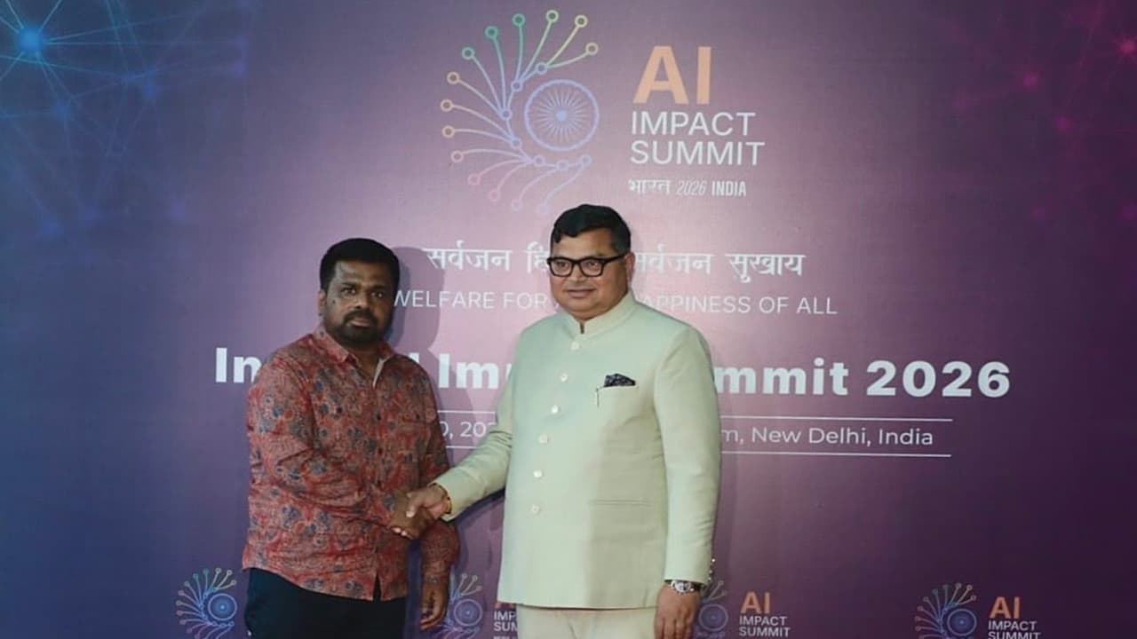 Sri Lankan President arrives in Delhi for AI India Summit, to boost ties