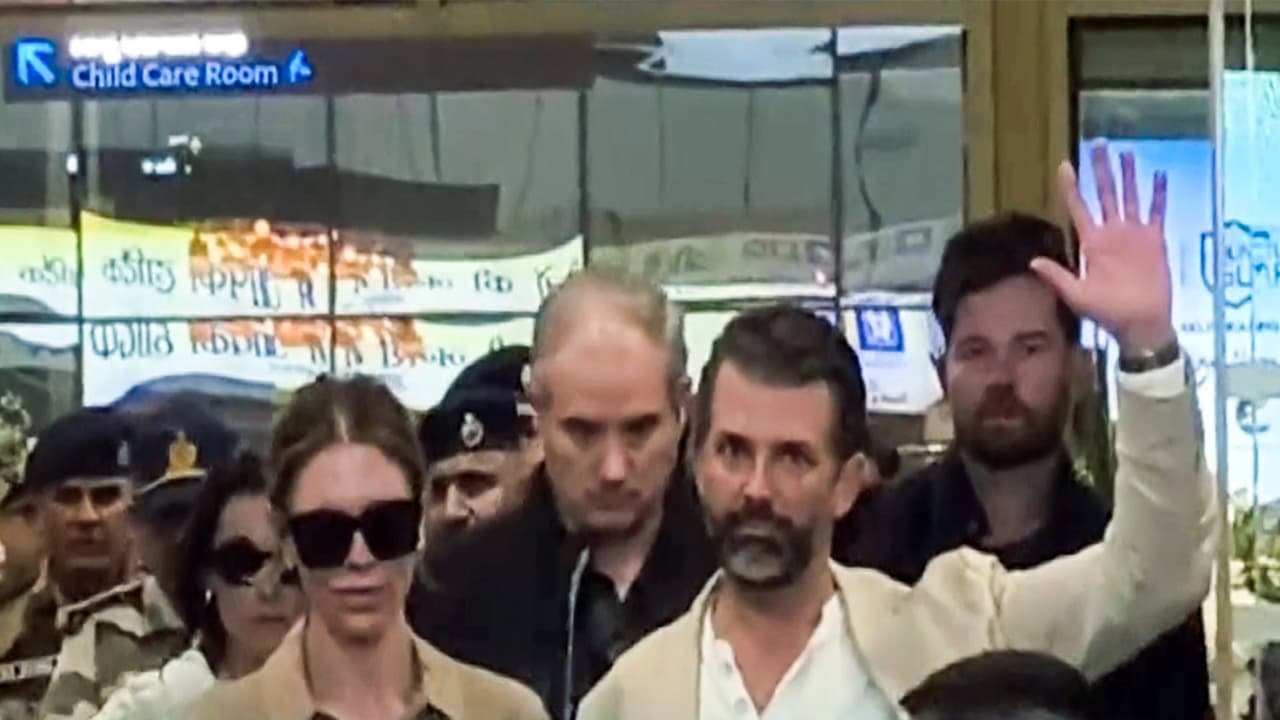 Donald Trump Jr. arrives in Udaipur after visiting iconic Taj Mahal