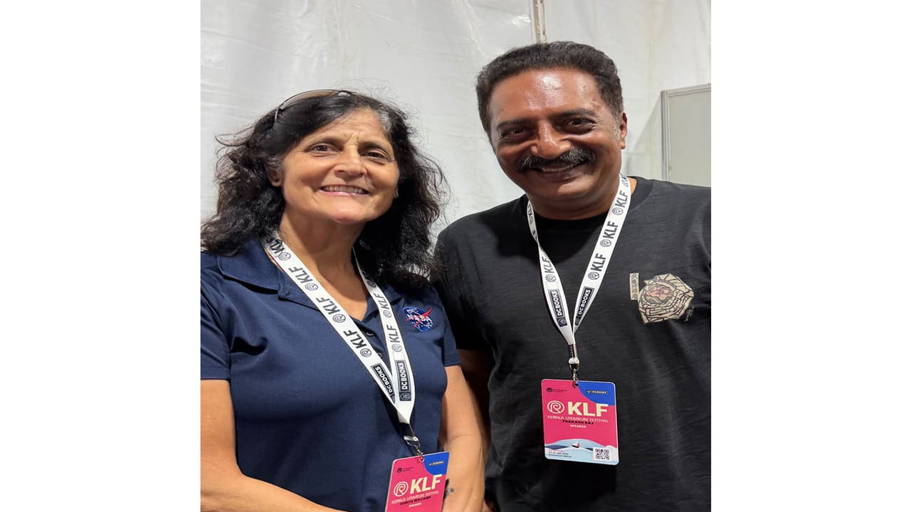 Prakash Raj meets NASA's Sunita Williams at Kerala Literature Fest