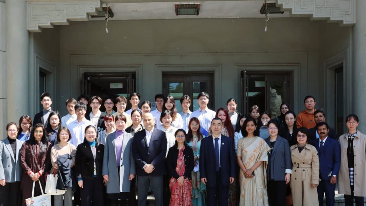 Indian Embassy visits Beijing university, highlights cultural ties