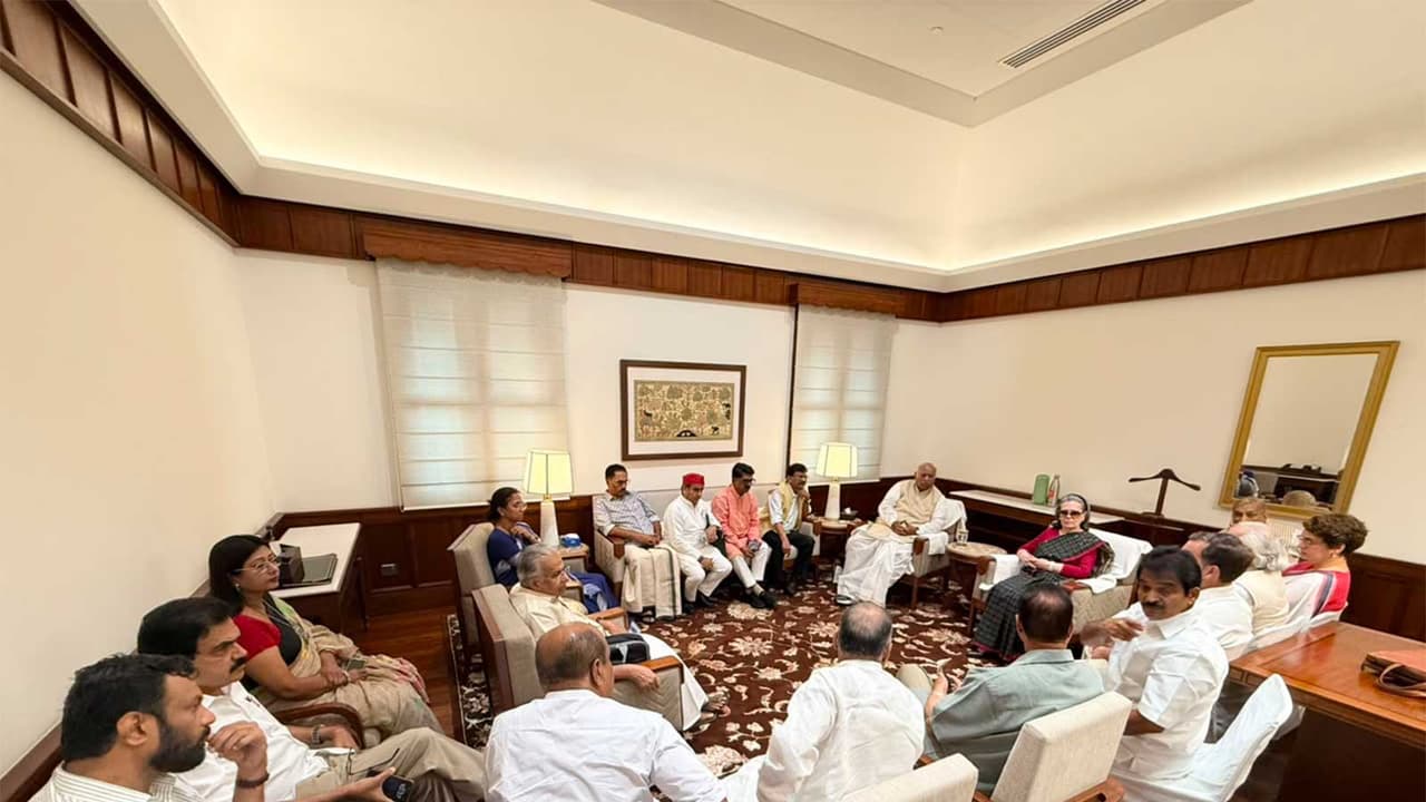 INDIA bloc leaders meet in Parliament for Monsoon Session strategy