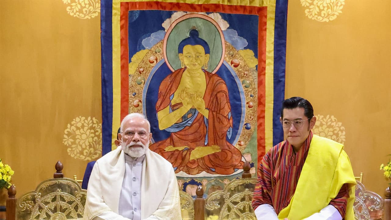 PM Modi, Bhutan King Wangchuck meet to bolster bilateral relations