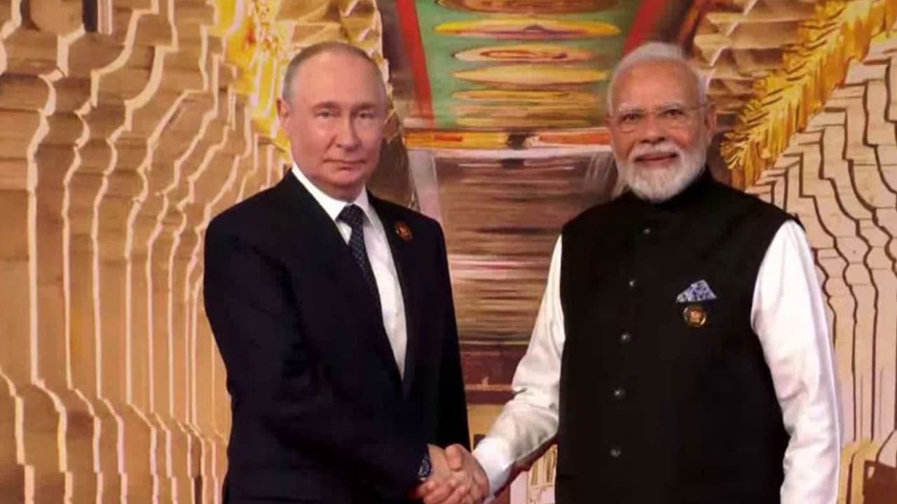 PM Modi meets Putin as 18th BRICS Summit begins in New Delhi