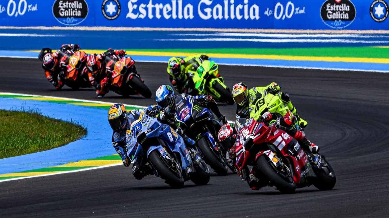 MotoGP Brazil: Di Giannantonio stuns with pole from Q1 despite crash