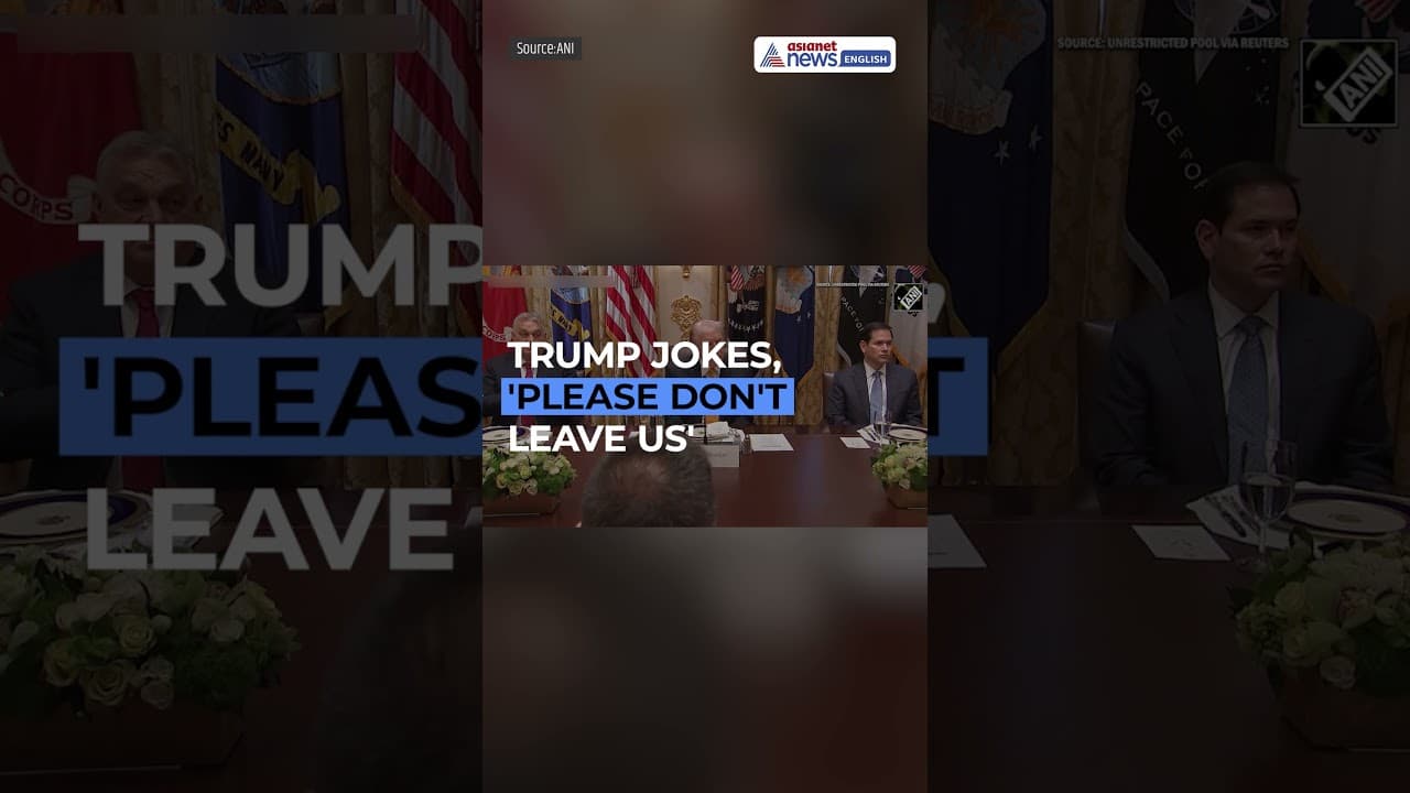 ‘Don’t leave us Karoline…’: Trump Jokes as Orbán Tries to Recruit WH Press Secy