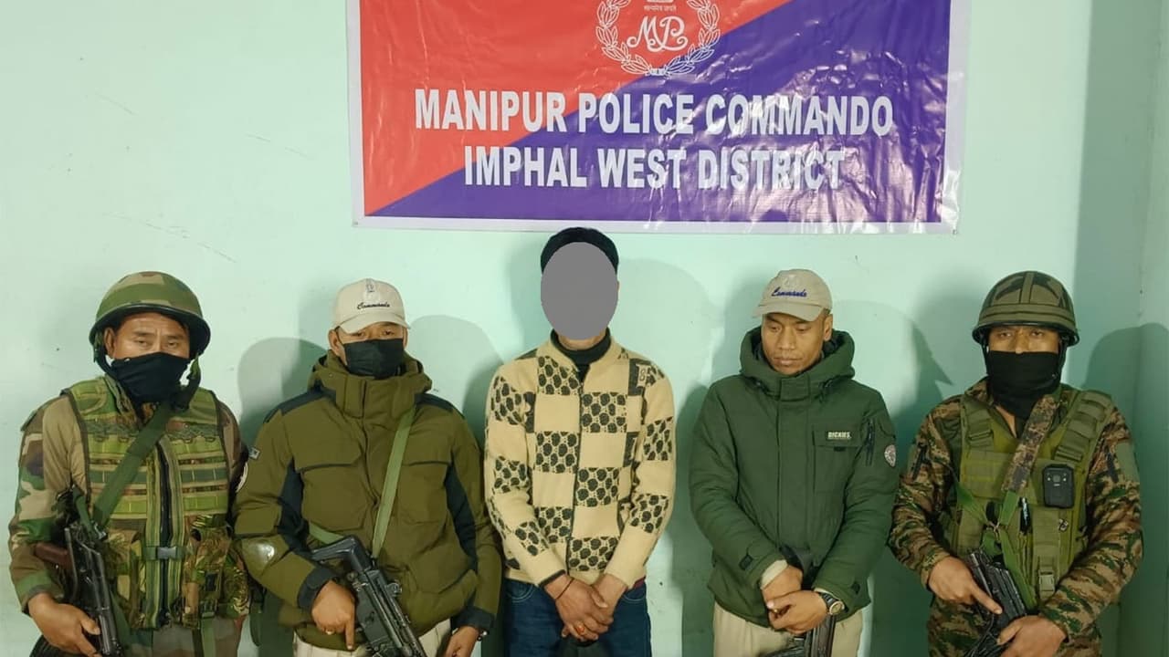 Manipur: Security forces arrest four militants in crackdown on crime