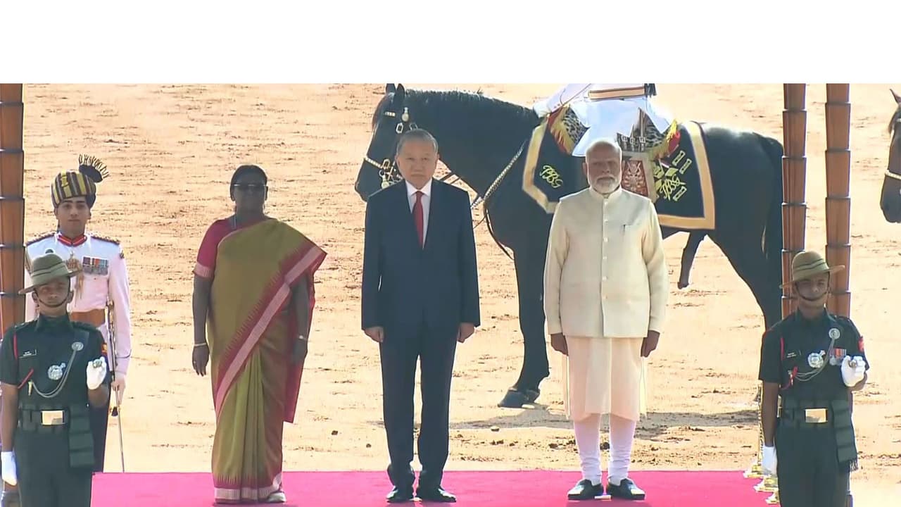 Vietnam President To Lam gets ceremonial welcome on first India visit