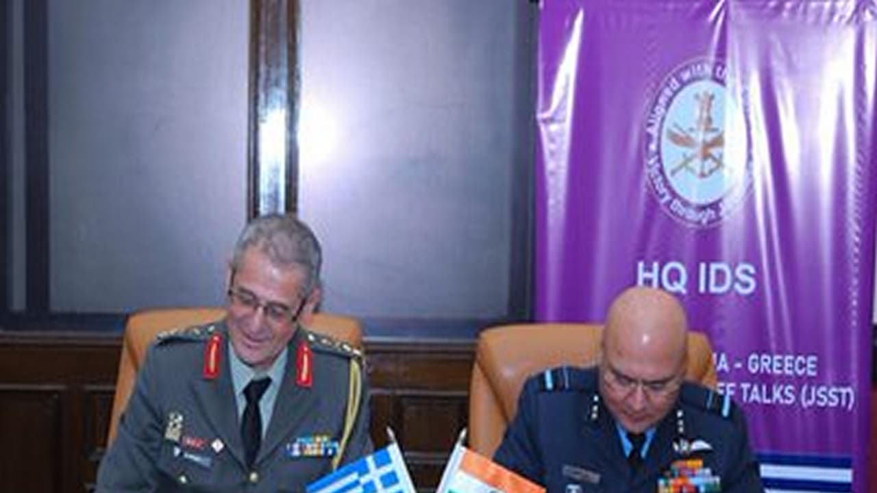 India, Greece hold inaugural Joint Services Staff Talks in New Delhi