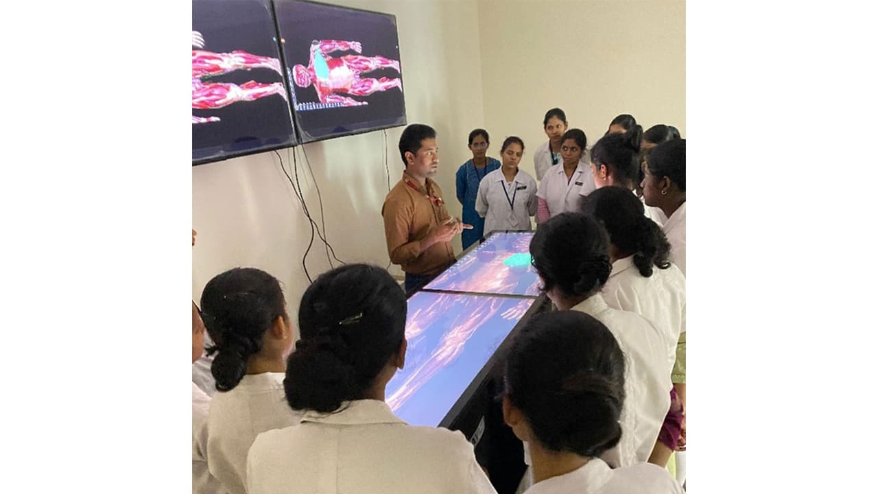AIIA integrates Ayurveda with Virtual Dissection Tables for students