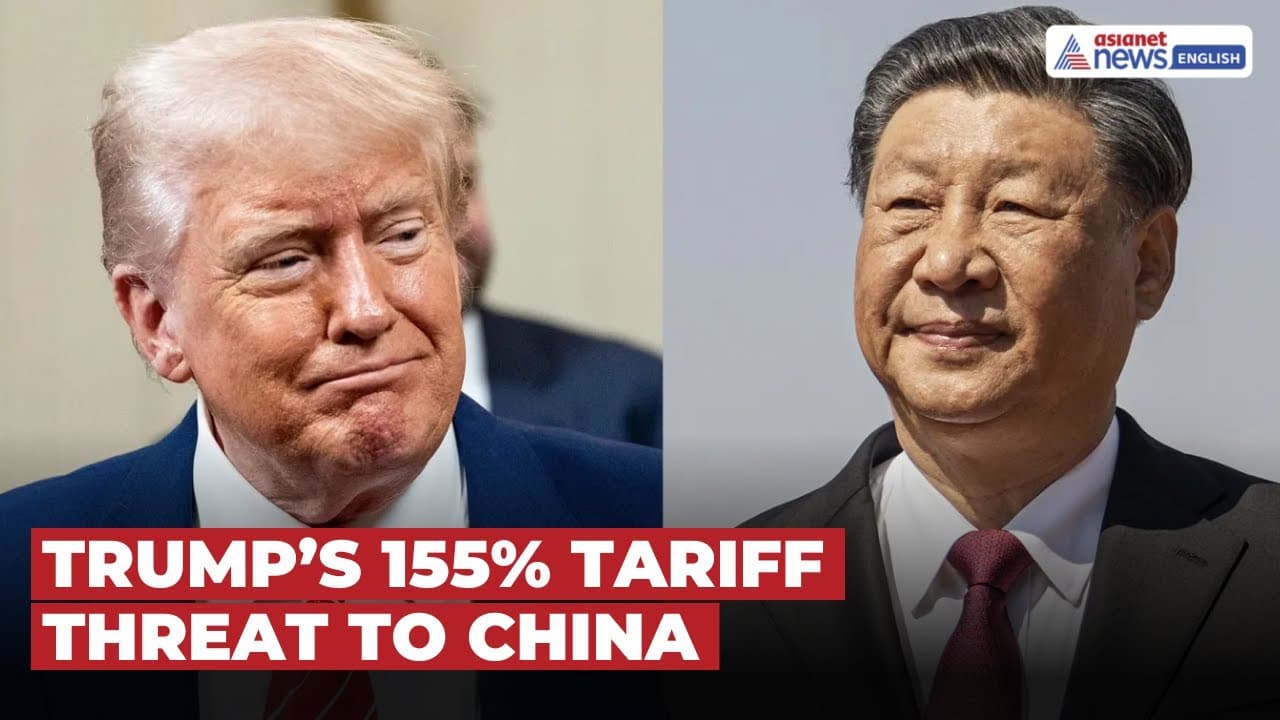 Trump Warns China Of 155% Tariffs if No Trade Deal by November 1 ...