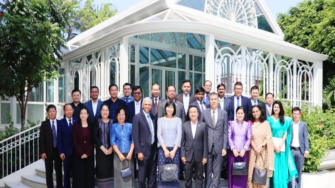 MEA Secy P Kumaran meets alumni in Cambodia, vows stronger relations