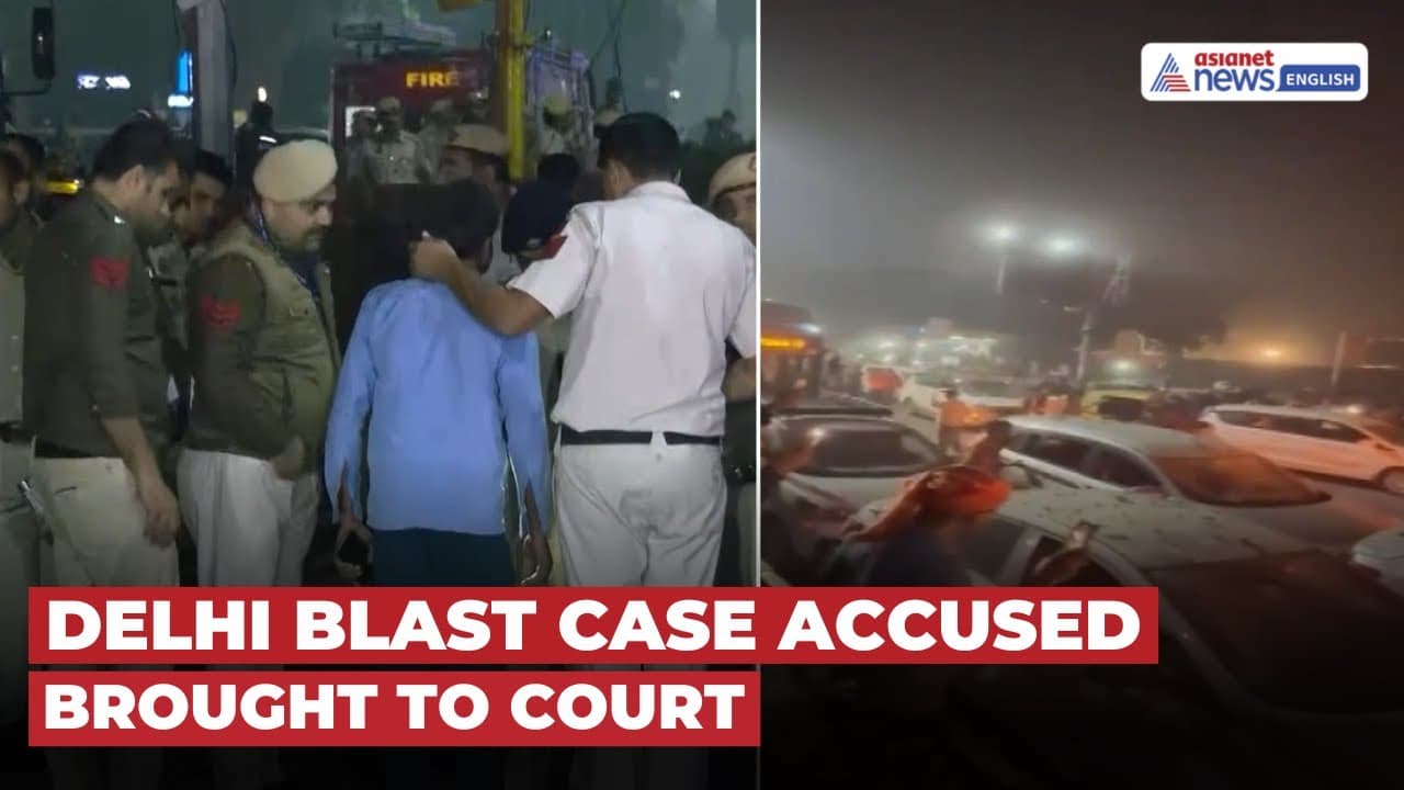 Amir Rashid Ali Brought to Patiala House Court in Delhi Blast Case ...