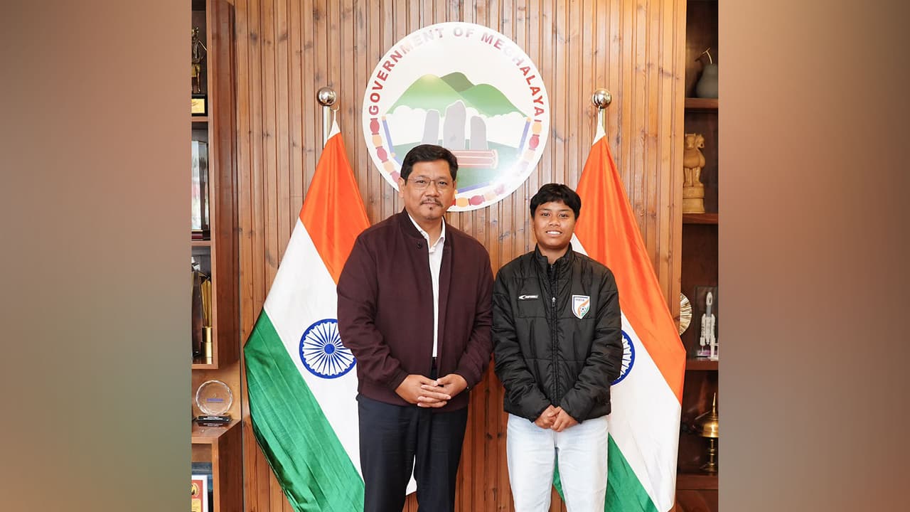 Conrad Sangma hails Sanfida Nongrum for historic AFC Asian Cup goal