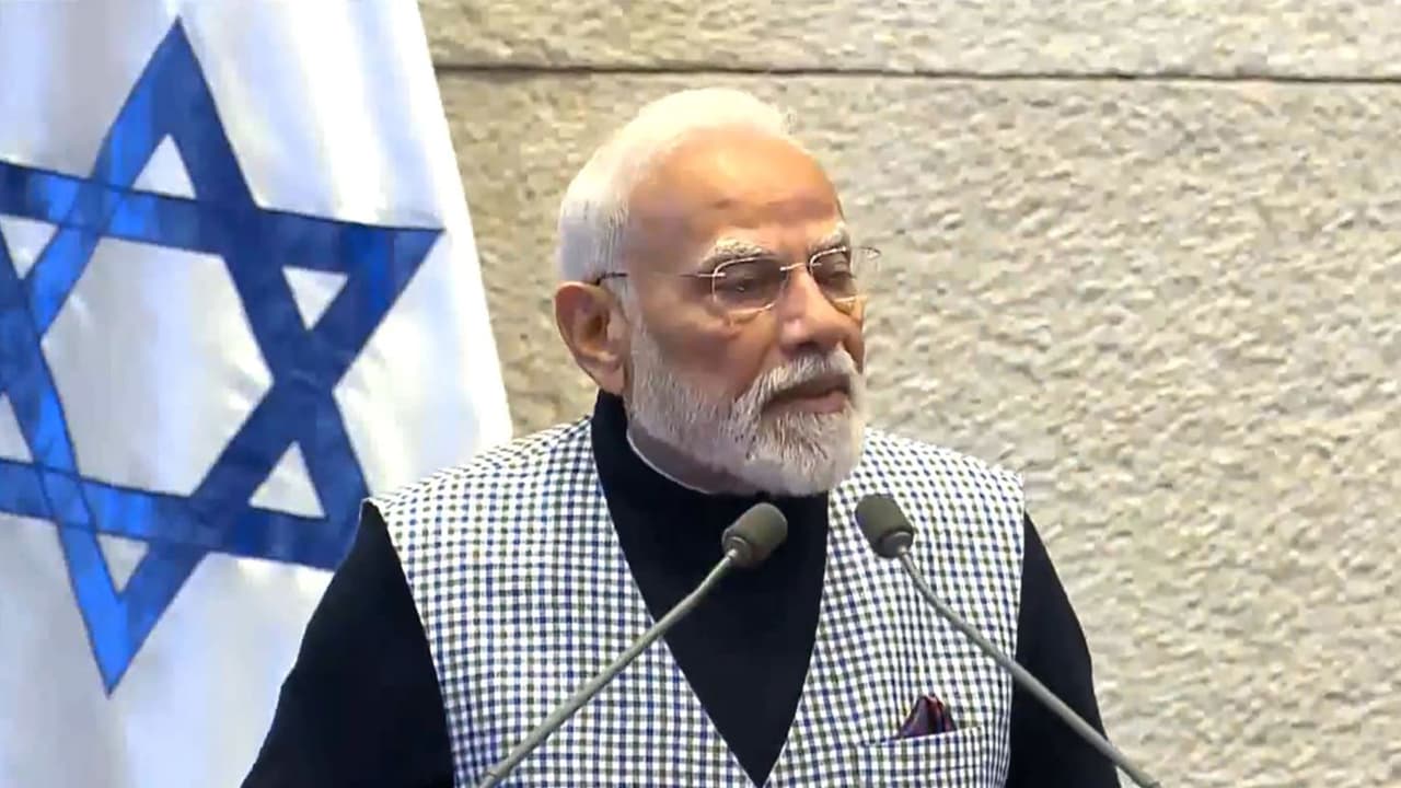 Modi at Knesset: India's Aspirations Align with Israel's Prowess