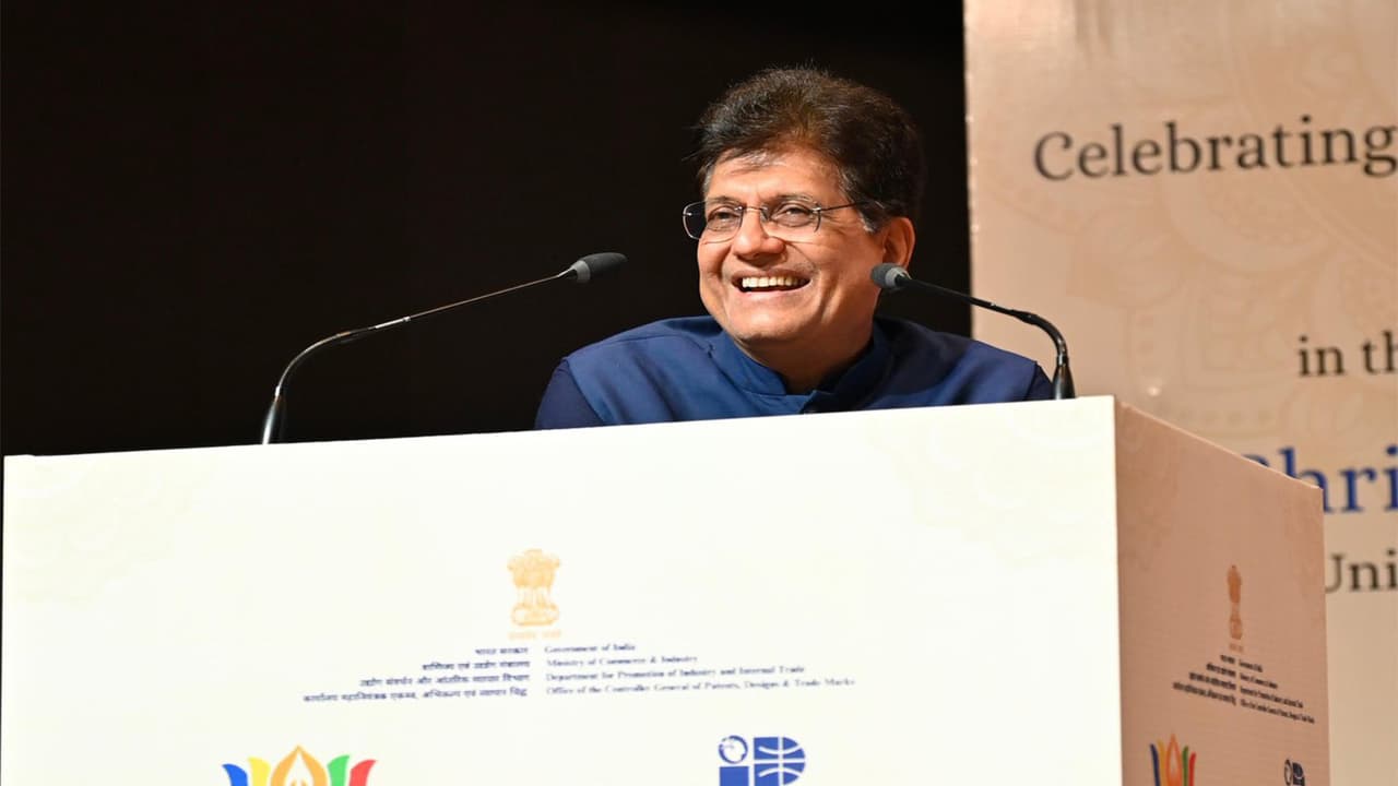 Piyush Goyal aims for top-5 global rank for India's IP system