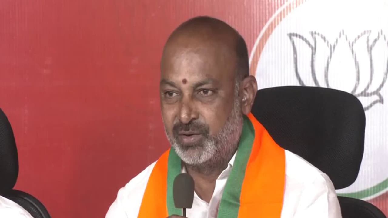 Educationist Saugani Komarayya joins BJP, lauded by Bandi Sanjay Kumar