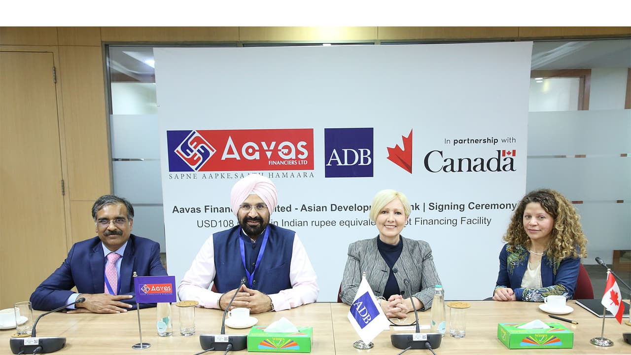 ADB, Aavas partner for USD 108M to boost housing, MSME loans