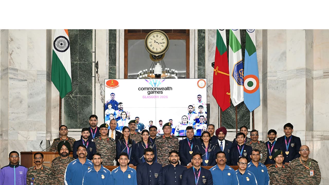 COAS felicitates Army's CWG 2026 heroes for winning 16 medals | Asianet ...