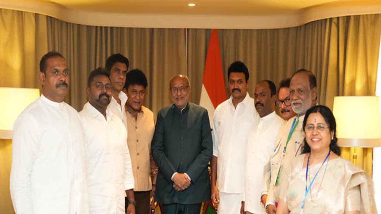 VP Radhakrishnan meets Tamil leaders, reinforces India's commitment