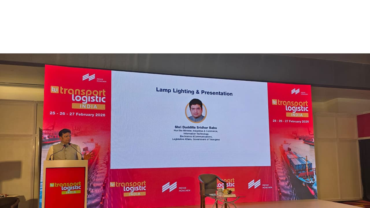 Telangana aims to be a global logistics hub by 2047: D Sridhar Babu