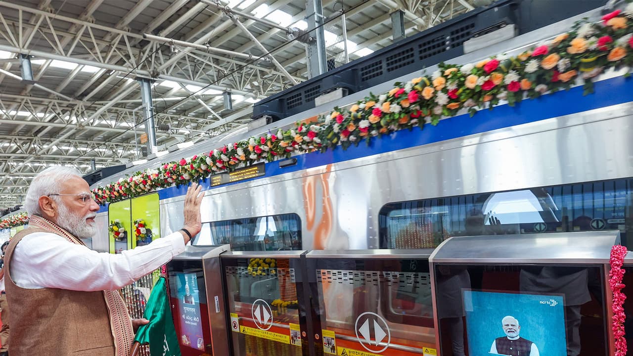 Namo Bharat Rapid Rail, Meerut Metro launched by PM Modi in Meerut