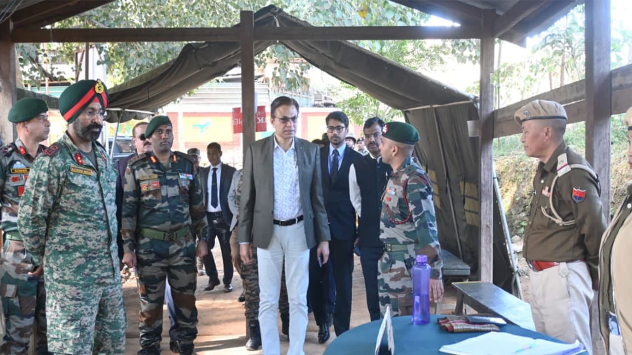 MHA Secy Rajendra Kumar reviews security on Indo-Myanmar border in Moreh