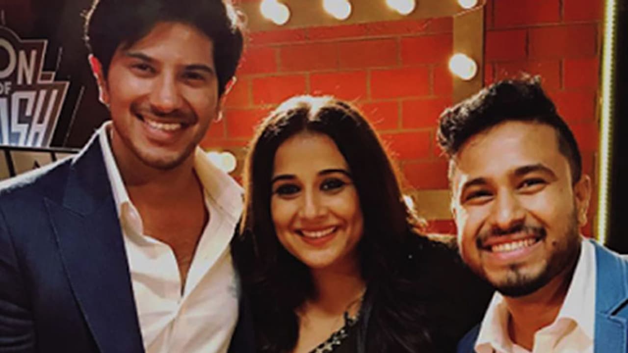 Dulquer Salmaan had an amazing time with Vidya Balan at 'Son of Abish'