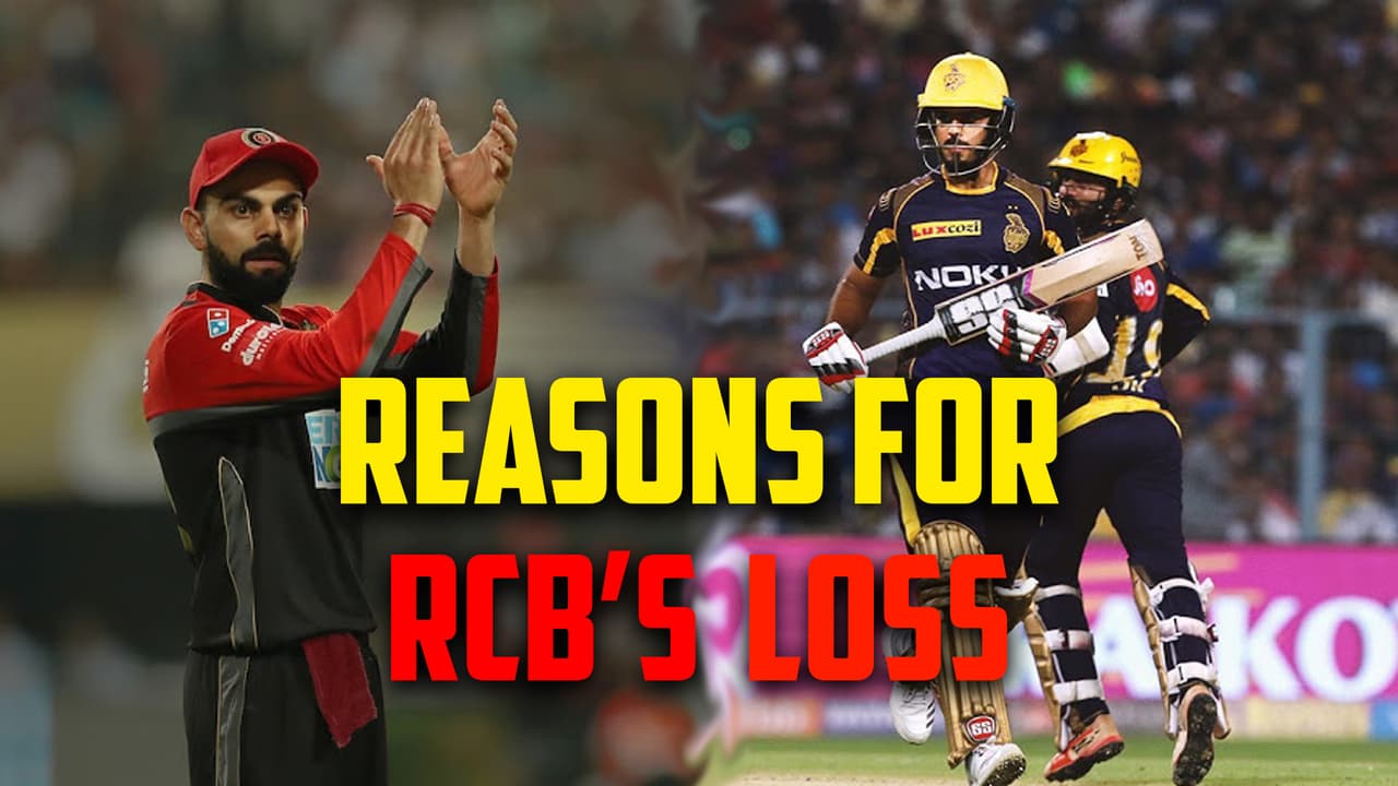 IPL 2018: 5 reasons why RCB came up short against KKR IPL 2018: 5 reasons why RCB came up short against KKR
