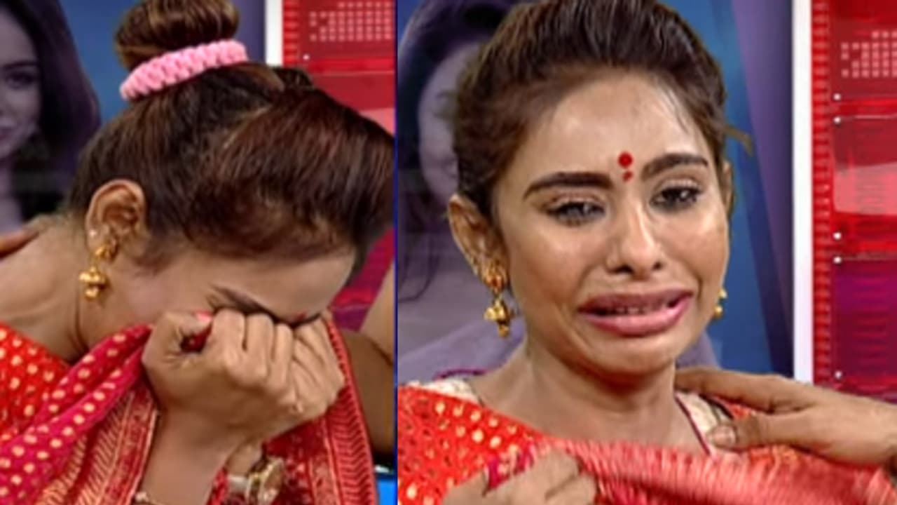 శ్రీరెడ్డి తల్లి మాటలకు లైవ్ లో గట్టిగా ఏడ్చేసింది (వీడియో)