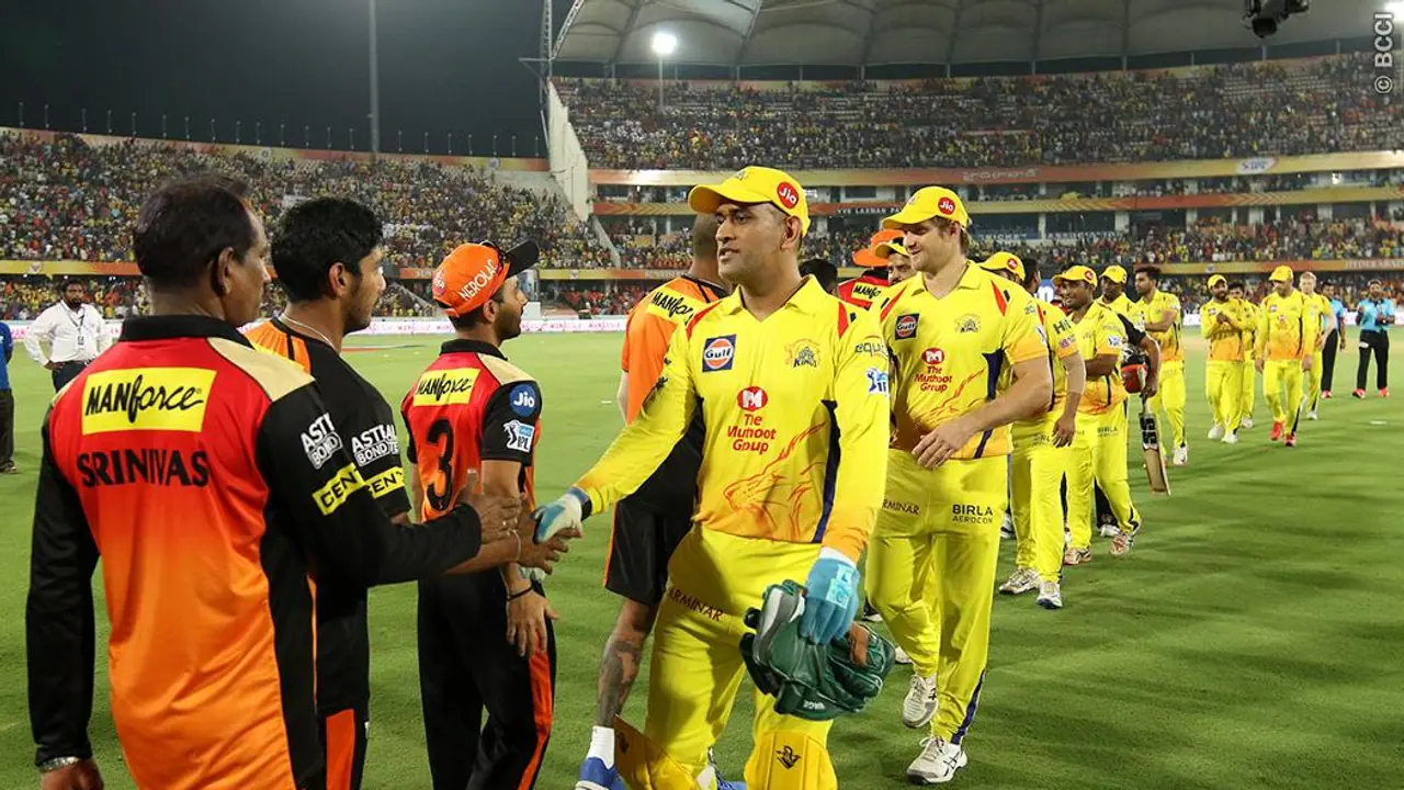 ಮುಂದುವರೆದ ಚೆನ್ನೈ ಜಯದ ನಾಗಾಲೋಟ; ಸನ್'ರೈಸರ್ಸ್'ಗೆ ರೋಚಕ ಸೋಲು ಮುಂದುವರೆದ ಚೆನ್ನೈ ಜಯದ ನಾಗಾಲೋಟ; ಸನ್'ರೈಸರ್ಸ್'ಗೆ ರೋಚಕ ಸೋಲು